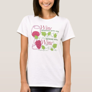 Camiseta El vino mejora con edad