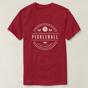 Camiseta El Vintage Club Team Pickleball es mi terapia