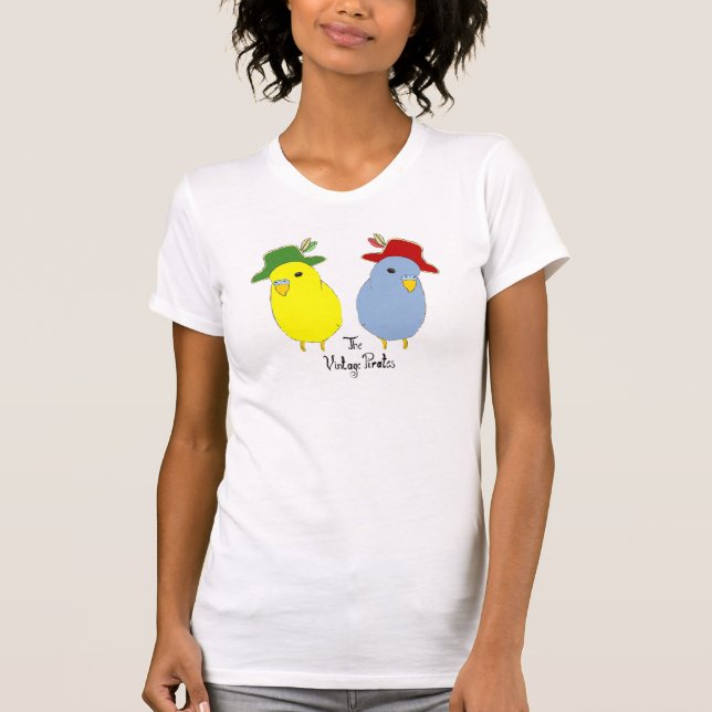 Camiseta El vintage piratea a Tanktop (Anverso)