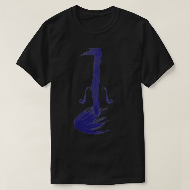 Camiseta El violín azul (Diseño del anverso)