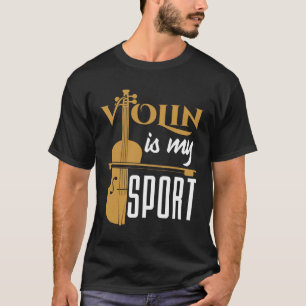 Camiseta El violín es mi deporte