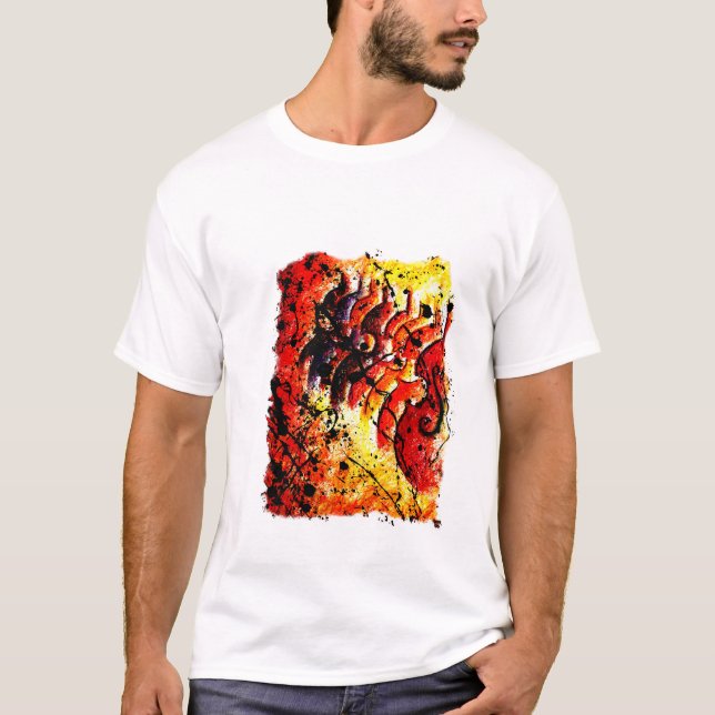 Camiseta el violín rojo (Anverso)