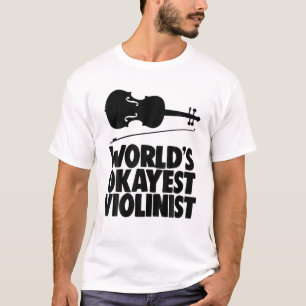 Camiseta El violinista más ofensivo del mundo Tee Divertido