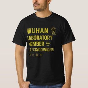Camiseta El virus de laboratorio de Wuhan divertido