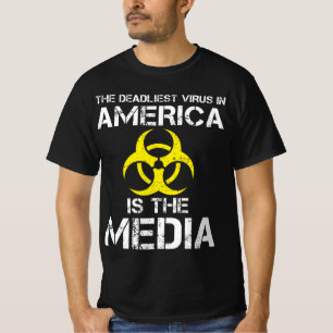 Camiseta El virus más letal en Estados Unidos son los medi