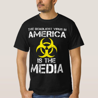 Camiseta El virus más letal en Estados Unidos son los medio