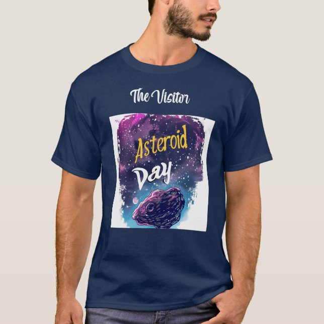 Camiseta El visitante: Cometa y asteroide de Night Sky Magi (Anverso)