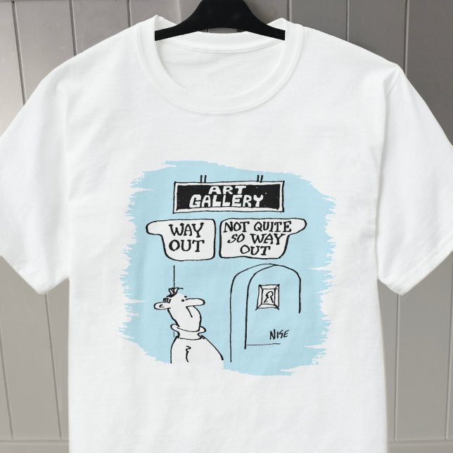 Camiseta El visitante está perplejo por los carteles en una (Subido por el creador)