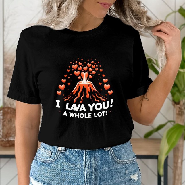 Camiseta El volcán me encanta y te lavo mucho (Subido por el creador)