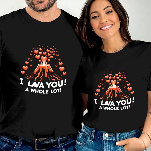 Camiseta El volcán me encanta y te lavo mucho (Subido por el creador)