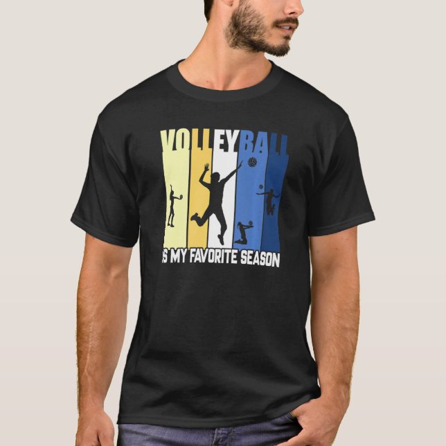 Camiseta El Voleibol De La Mujer Retro Es Mi Voley De Tempo (Anverso)