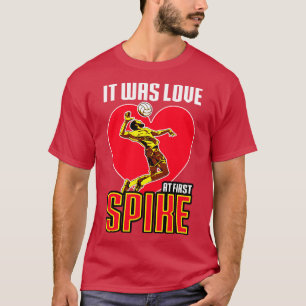 Camiseta El Voleibol Era Amor Al Principio De Spike