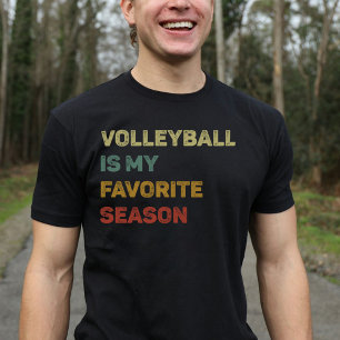 Camiseta El Voleibol Es Mi Retro De Temporada Favorita