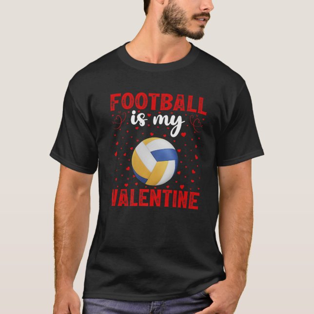 Camiseta El voleibol es mi vóley de amor de San Valentín (Anverso)
