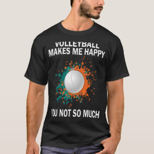 Camiseta El voleibol me hace feliz no tanto Volleyba