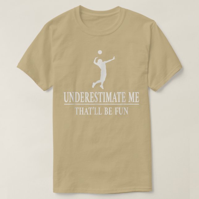 Camiseta El voleibol me subestima, Damas Empowerment612 (Diseño del anverso)