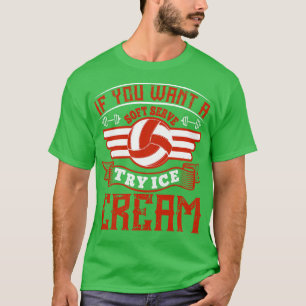 Camiseta El Voleibol Propone El Helado Como Un Servicio Sua
