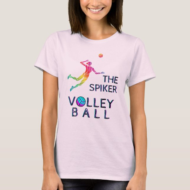 Camiseta El voleibol Spiker (Anverso)