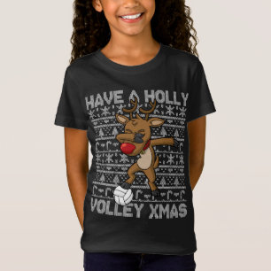 Camiseta El Voleibol Tiene A Navidades De Voleibol Holly Da