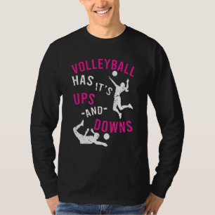 Camiseta El voleibol tiene ropa de ups y batas