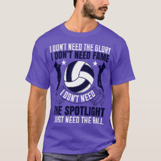Camiseta El Voleibol Un Buen Sillón Como Un Camarero