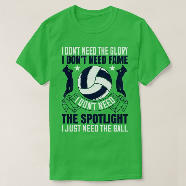 Camiseta El Voleibol Un Buen Sillón Como Un Camarero (Diseño del anverso)