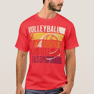 Camiseta El Voleibol Vintage Con Problemas Es Mi Temporada 