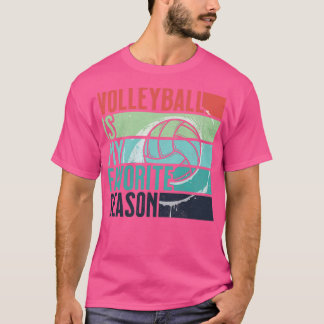 Camiseta El Voleibol Vintage Con Problemas Es Mi Temporada 