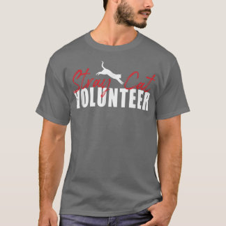 Camiseta El voluntario del gato abandonado salta al gato