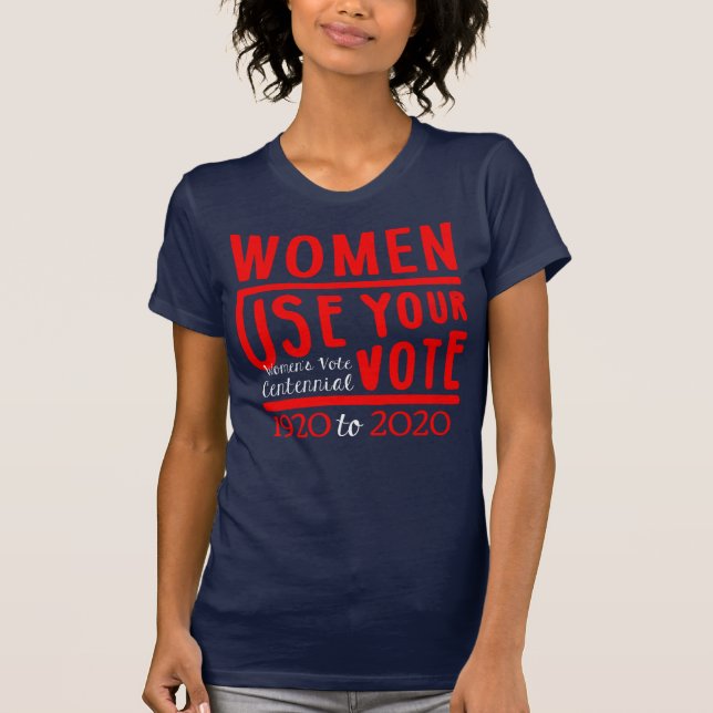 Camiseta El voto de la mujer es el centenario de los derech (Anverso)