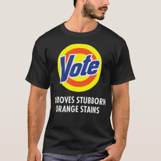 Camiseta El voto elimina al Naranja testarudo y se vuelve g