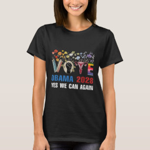 Camiseta El Voto Floral Obama 2028 Arregló Este Presidente 