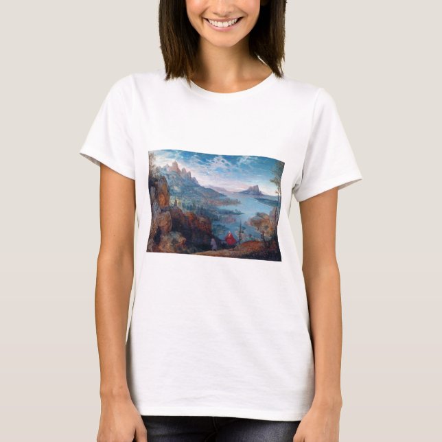 Camiseta El vuelo a Egipto, Pieter Bruegel (Anverso)