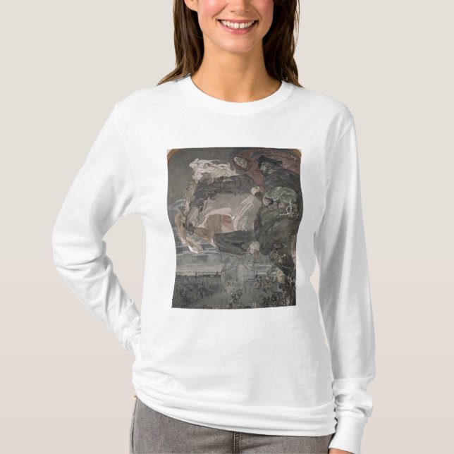 Camiseta El vuelo de Fausto y de Mephistopheles, 1896 (Anverso)