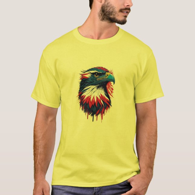 Camiseta El vuelo de la libertad: El viaje del águila (Anverso)