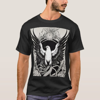 Camiseta El vuelo de la libertad: La paloma escapa de la pr