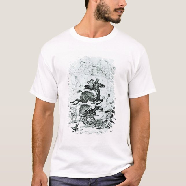Camiseta El vuelo de Turpin a través de Edmonton (Anverso)