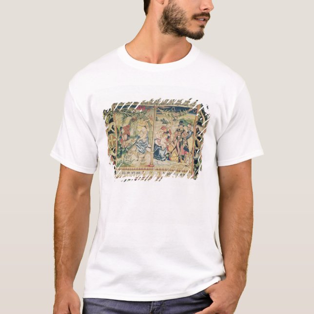 Camiseta El vuelo en Egipto y la adoración de (Anverso)