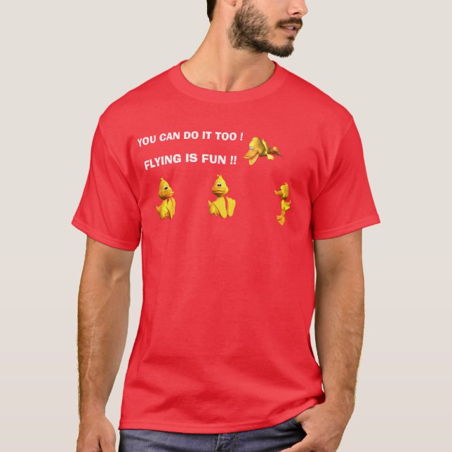 CAMISETA ¡EL VUELO ES DIVERSIÓN!! (Anverso)
