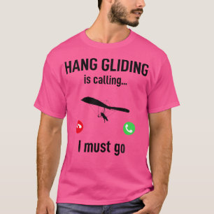 Camiseta El vuelo libre está llamando, debo ir - divertido