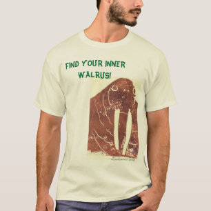 Camiseta ¡el walrusAntique, ENCUENTRA SU MORSA INTERNA!