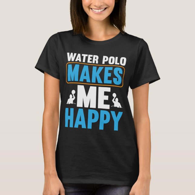 Camiseta El waterpolo me hace feliz (Anverso)
