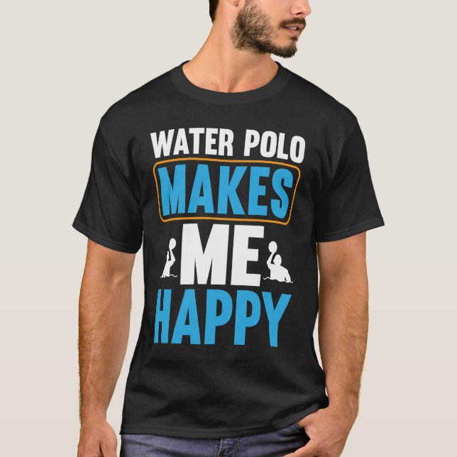 Camiseta El waterpolo me hace feliz (Anverso)
