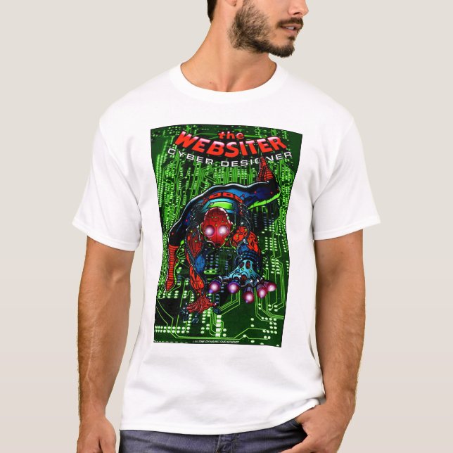 Camiseta El Websiter - diseñador cibernético (Anverso)