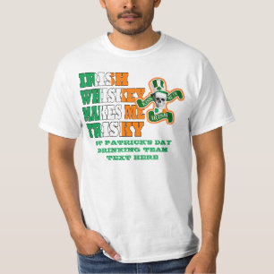 Camiseta El whisky irlandés me hace friki