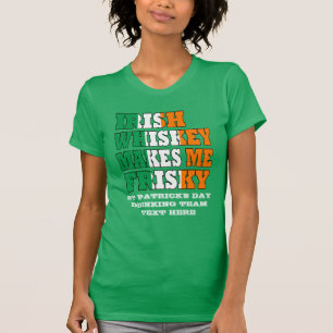Camiseta El whisky irlandés me hace juguetón