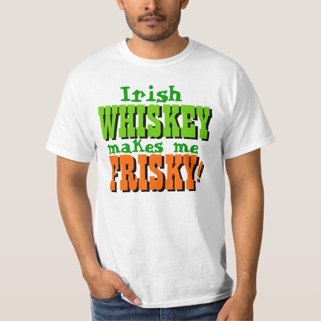 Camiseta El whisky irlandés me hace juguetón (Anverso)
