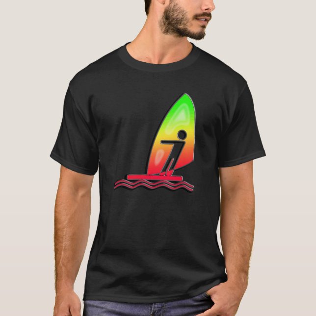 Camiseta El Windsurfing liso (Anverso)