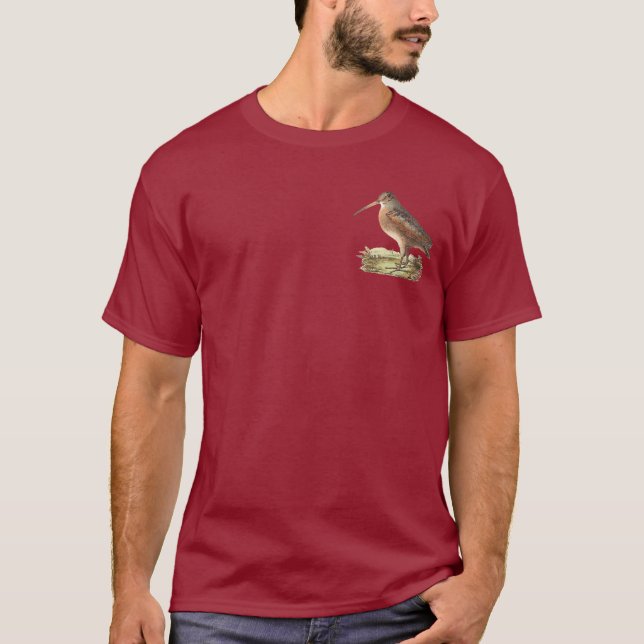 Camiseta El Woodcock americano (Rusticola menor) NY Bird (Anverso)