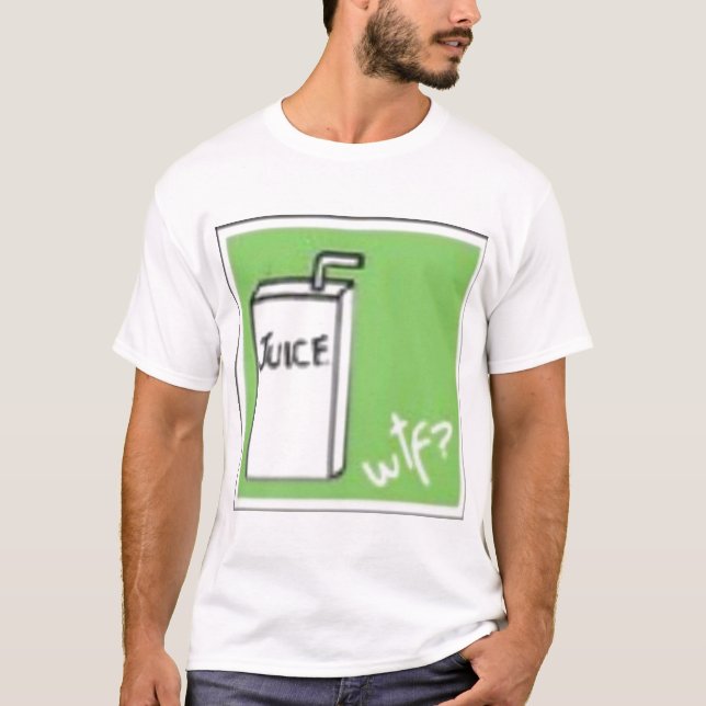 Camiseta ¡el wtf es jugo?! (Anverso)